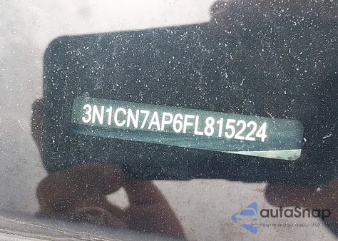 2015 Nissan Versa 1.6 S+ из США, поврежденный, VIN 3N1CN7AP6FL815224